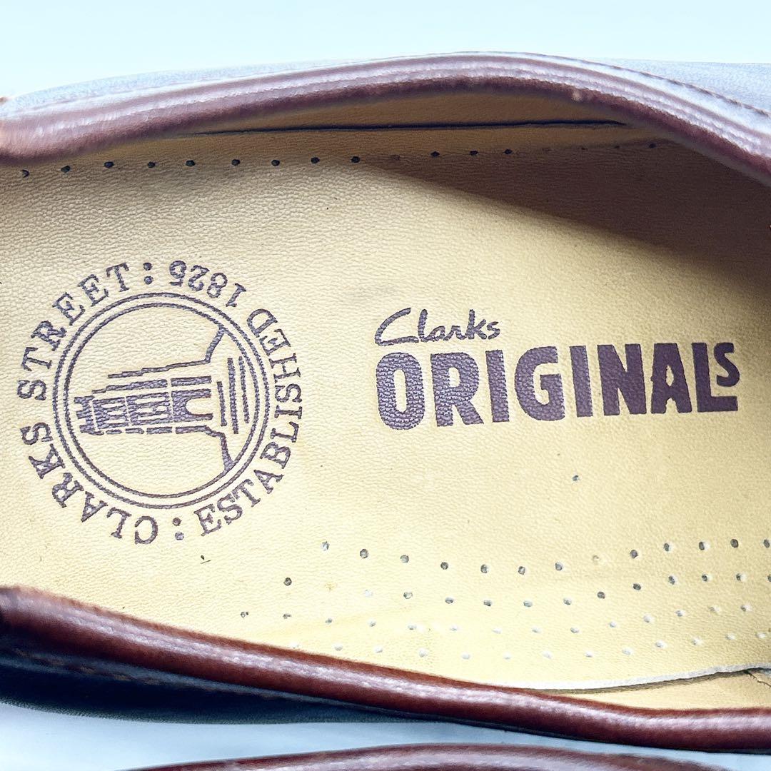 【極美品】Clarks クラークス 27.5 ナタリー レザー ブラウン
