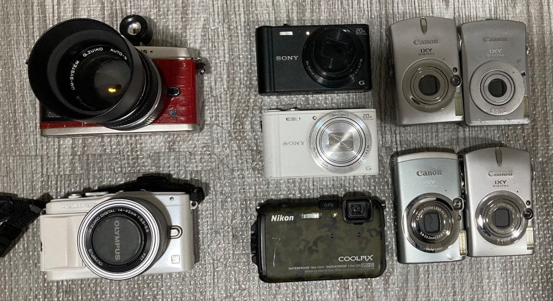 デジカメ9台まとめ売り