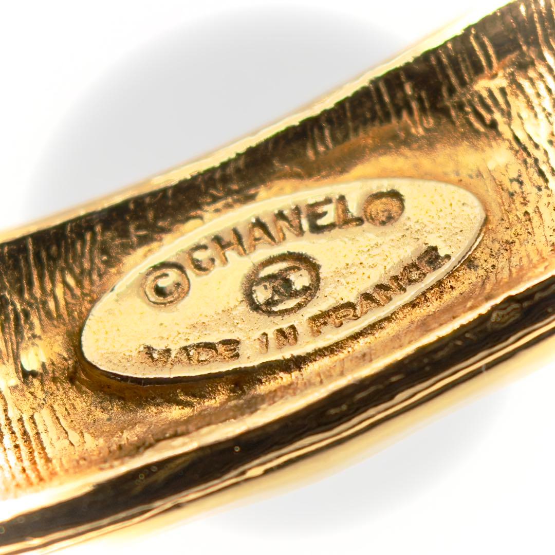 CHANEL シャネル ヴィンテージ バングル ブレスレット ロープ柄 ゴールド