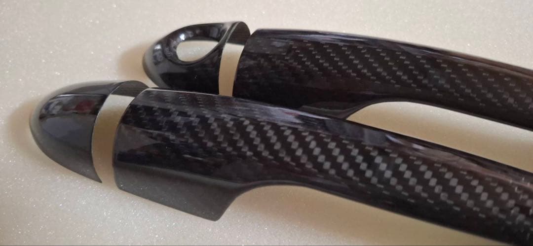 アルファロメオ　ミト　ジュリエッタ　ドライカーボン　ドアハンドルカバー