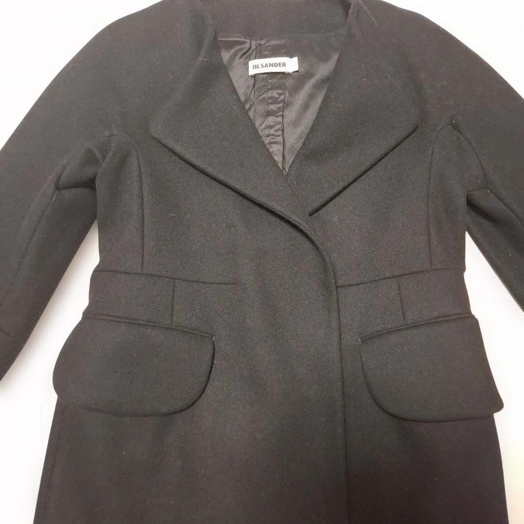 【JIL SANDER 】サイズ36　レディース　　ブラック テーラードコート