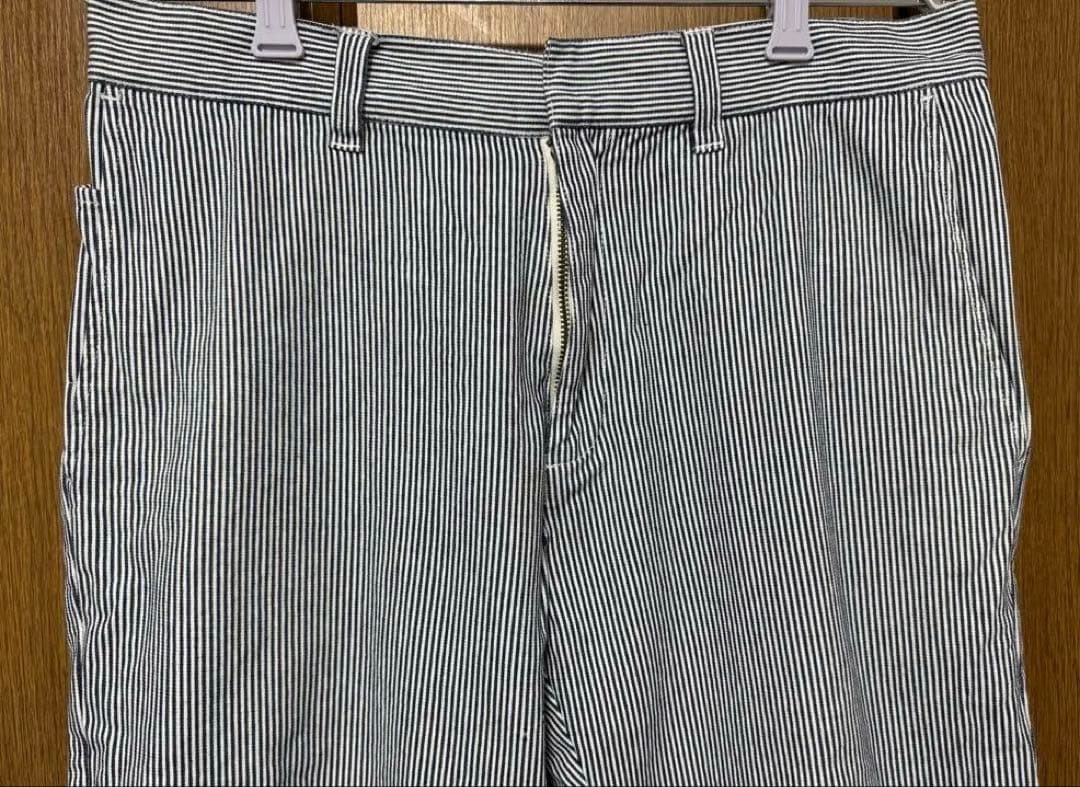 supreme シュプリーム ヒッコリー ストライプ ワークパンツ 32