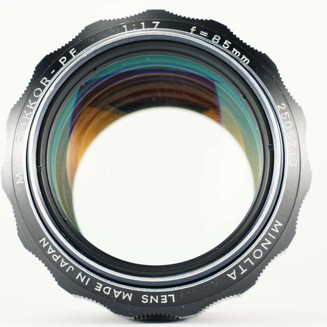 【整備＆テスト済】ミノルタ MC-ROKKOR PF 85mm F1.7 713
