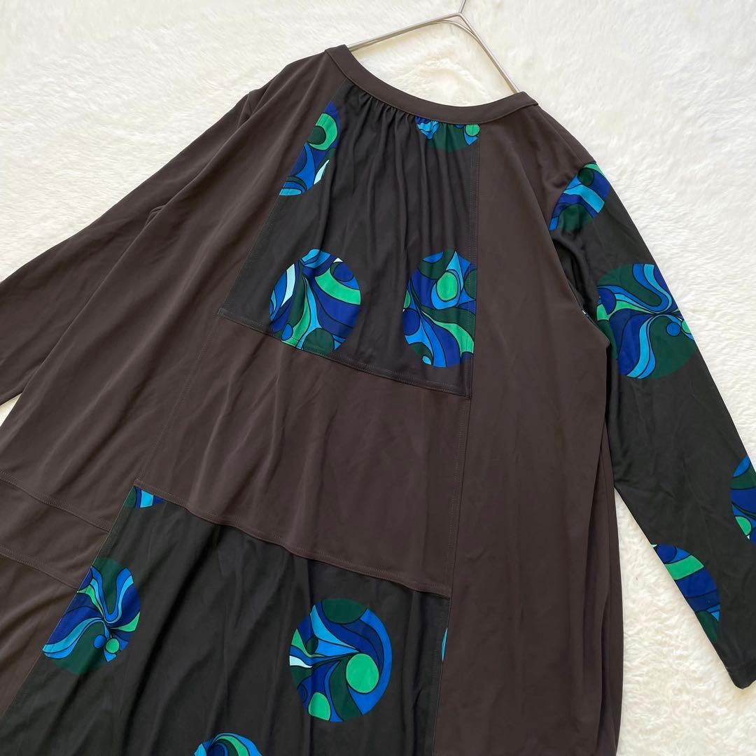 美品 TOKUKO 1er VOL ドット柄 Aラインワンピース