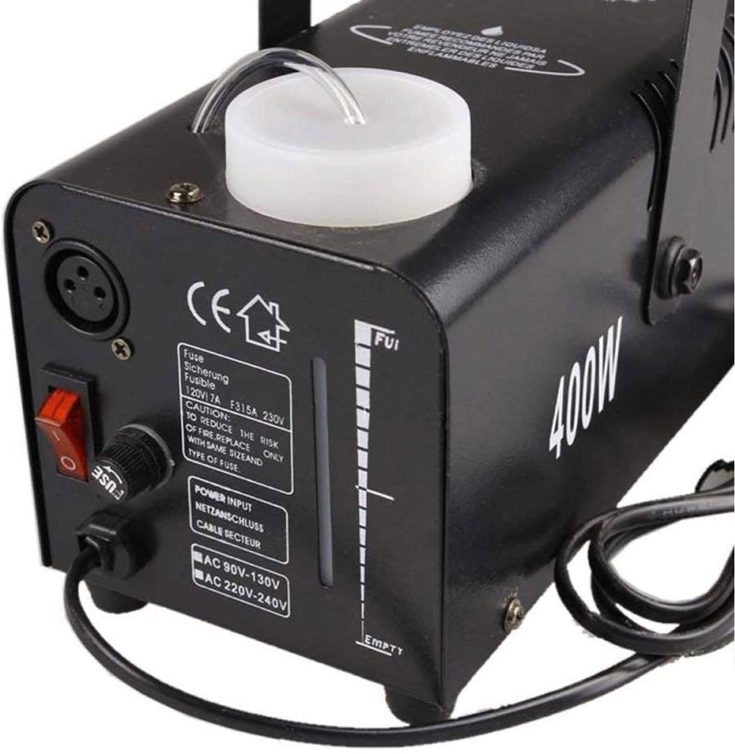 ミニ400W フォグマシン 煙霧機 ポータブル 無線赤外線リモコン 付き