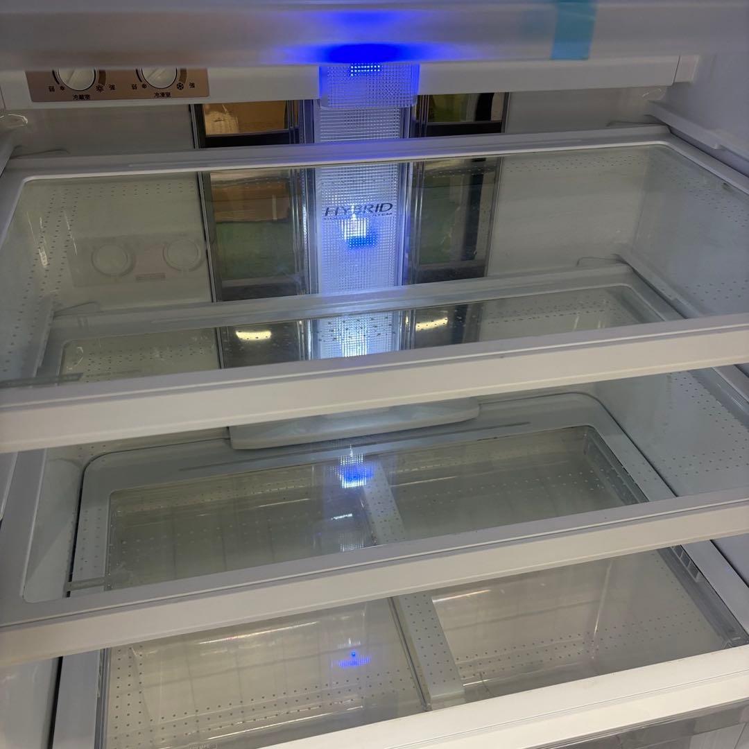 71⭕️冷蔵庫　SHARP　大型　500-600ℓ　黒　右開き　安い　設置無料