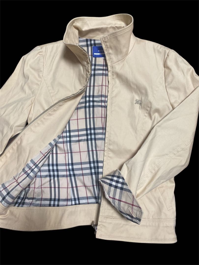 BURBERRY BLUE LABELノバチェック　ベージュジャケット38