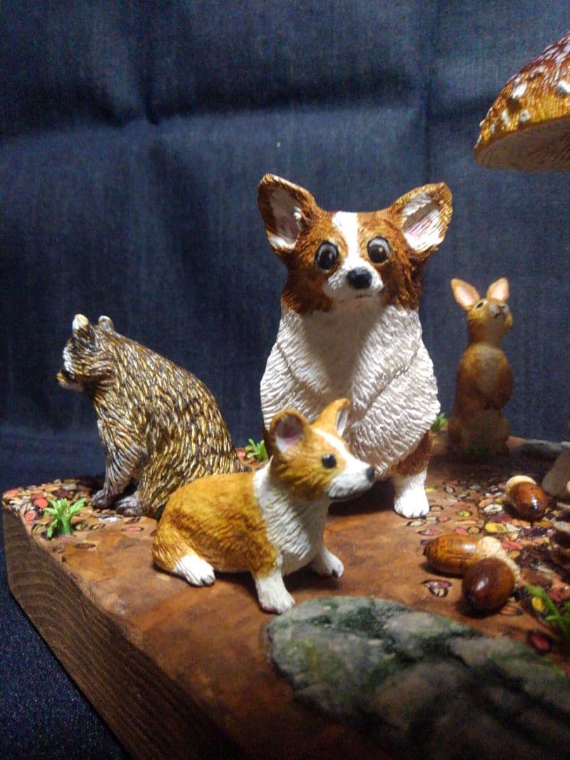 コーギーと森の仲間達