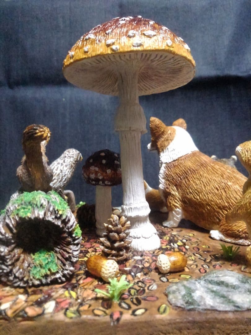 コーギーと森の仲間達