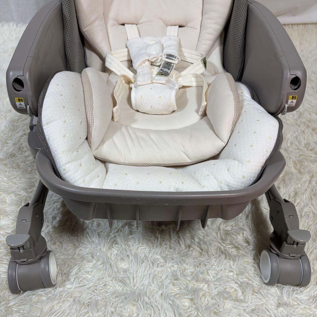 美品　Aprica ユラリズム AT オート ハイローチェア ムーンロック 電動