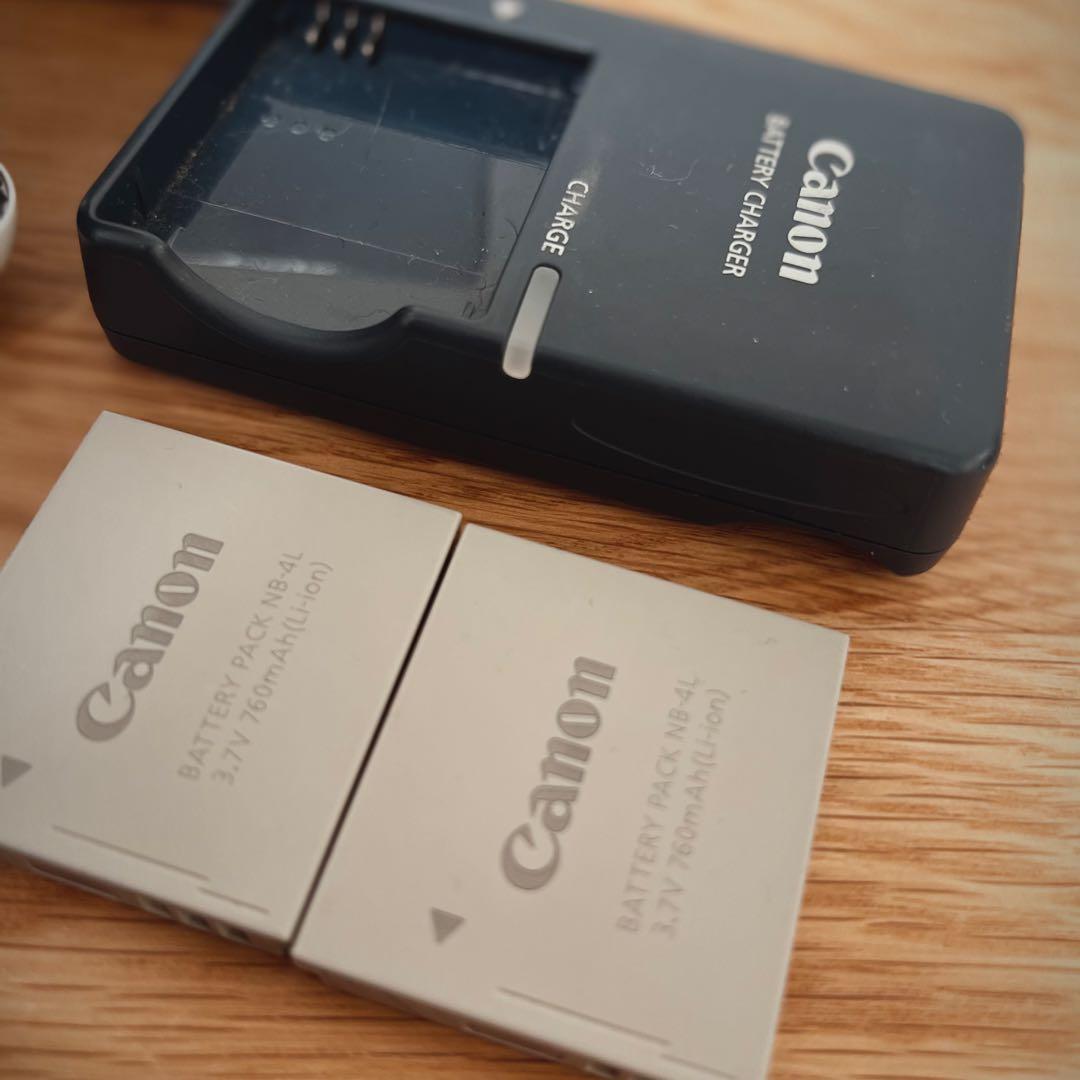 極希少【Canon】iVIS mini 超広角ビデオカメラ バッテリー2個