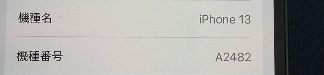 海外版 iPhone13 128gb グリーン A2482 シャッター無音