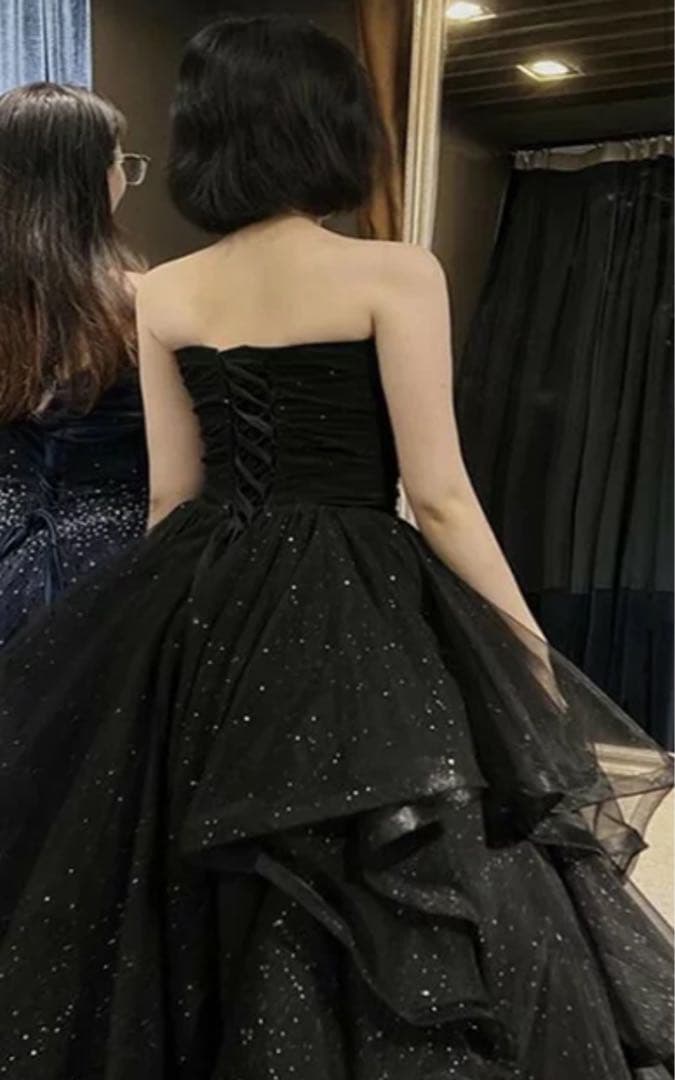 文化祭　黒ドレス