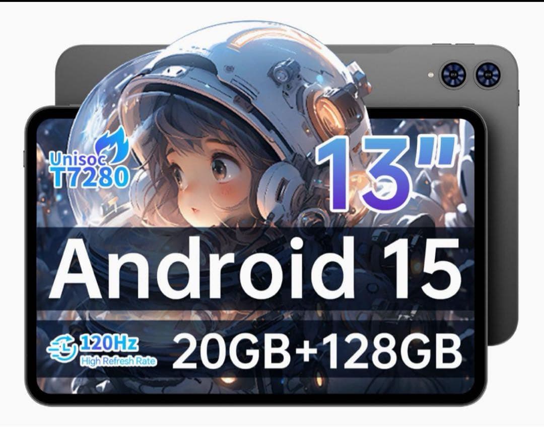 13 インチ タブレット120Hz画面リフレッシュレートタブレットAndroid