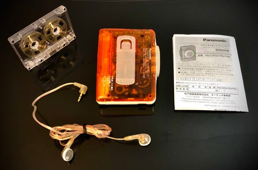 カセットプレーヤー Panasonic RQ-CW03「 整備済み、完動美品」