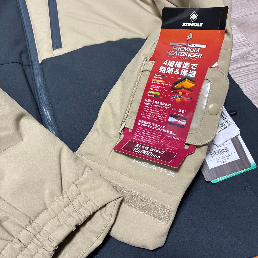定価約4.2万 streule スキーウェア スノボードウェア ジャケット LL