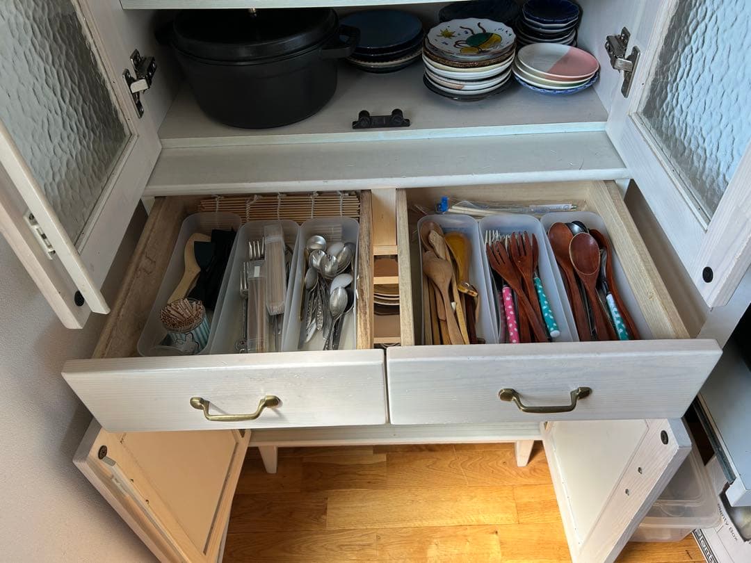 食器棚　マナベインテリアハーツ 【食器類は付属しません】