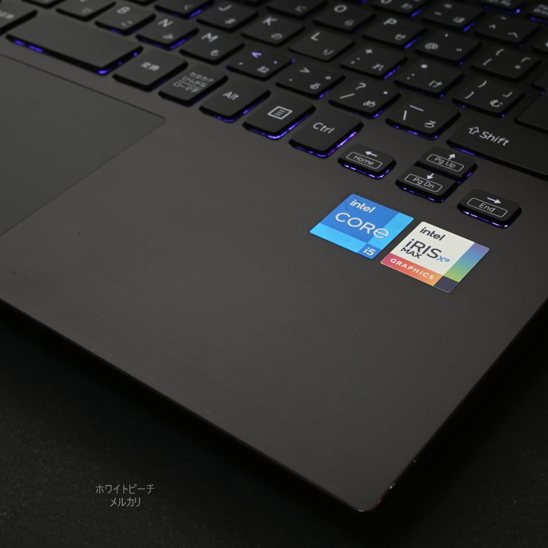 美品Vaio pro PK 11世代 i5 16G 512G 紫に光るキーボード