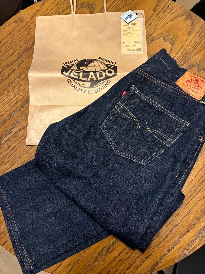 ジェラード　JELADO 黒タグデニム