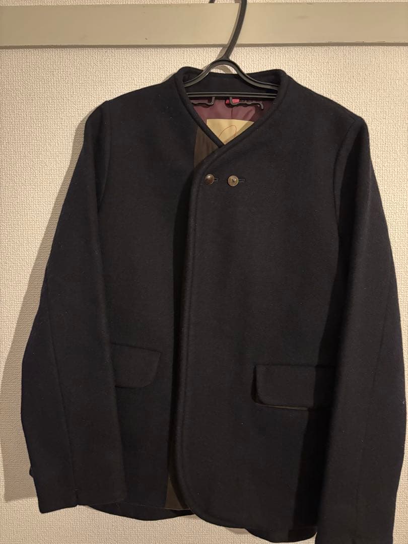 お正月値下げ！パラスパレス　メルトンコート　ショート丈　濃紺⭐︎