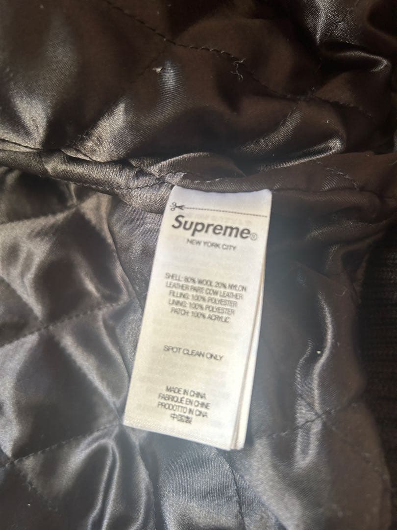 Supreme Tiger Varsity Jacket \"Black 正規品