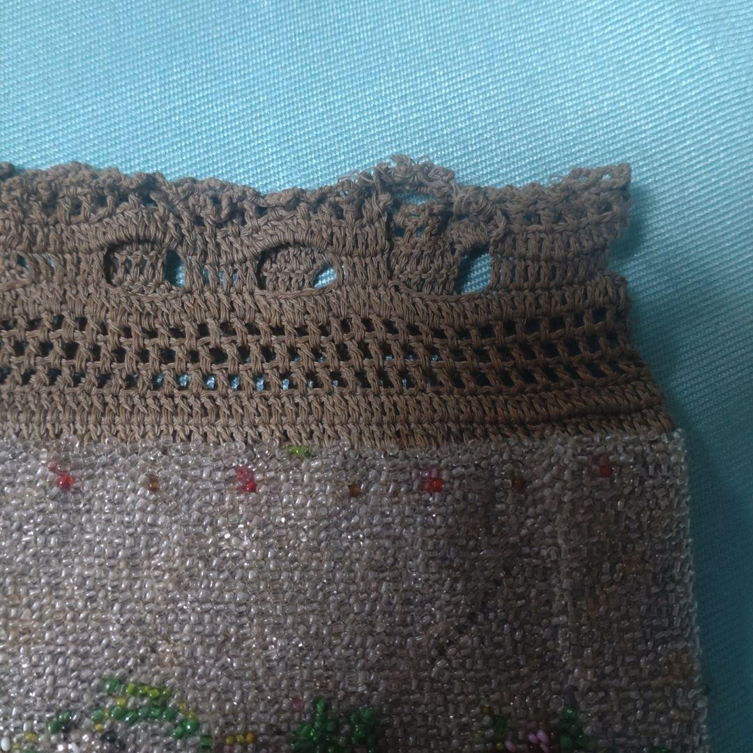 【専用です】アンテイークビーズのポシェットです。