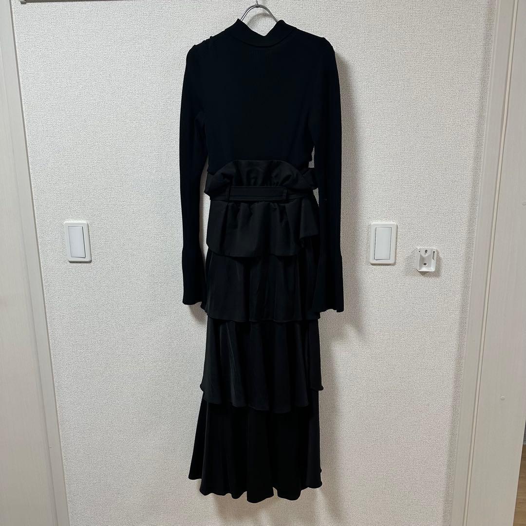 FRAY I.D フレイアイディ ベルトドッキングデザインニットワンピース 美品