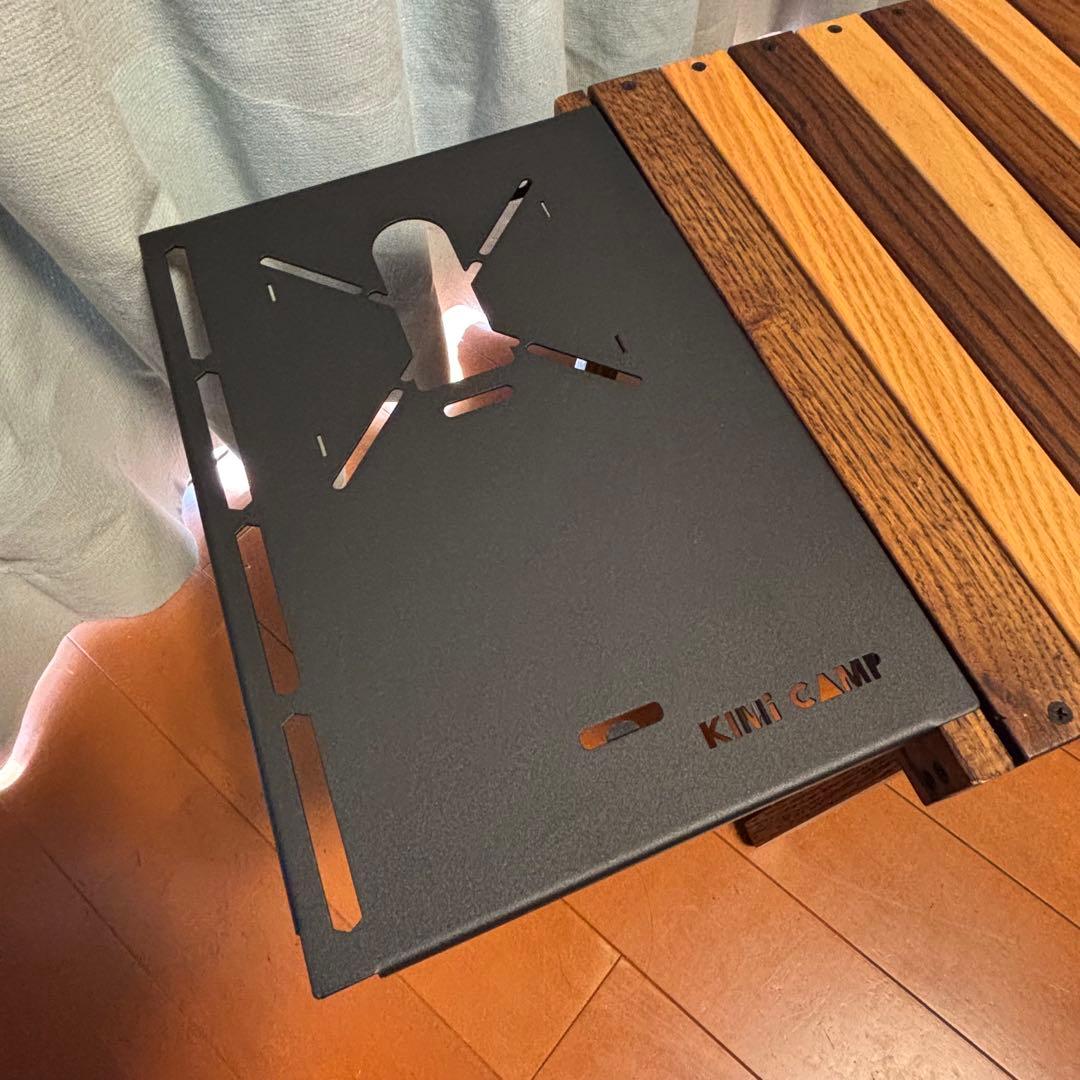 KIMICAMPゼブラテーブル（収納袋付）＋ST310 用遮熱プレートIGT規格