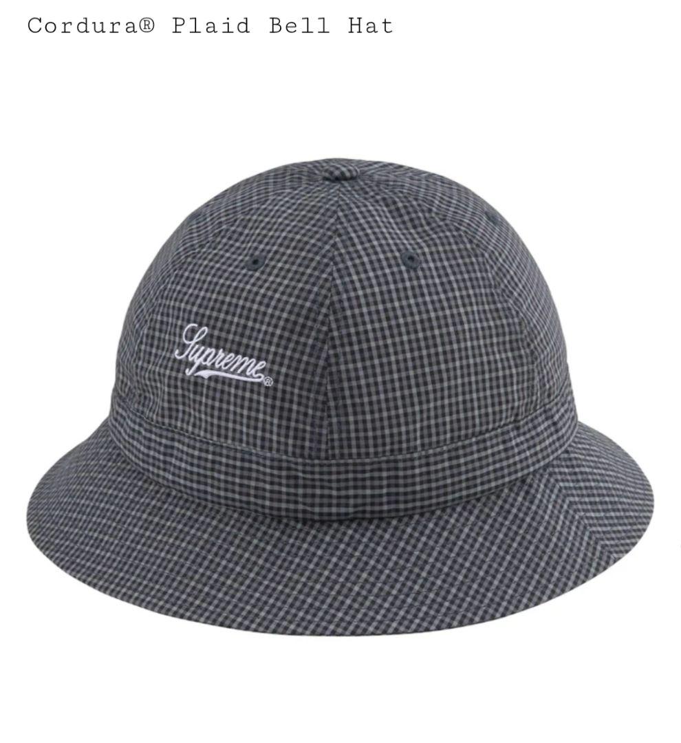 supreme Cordura® Plaid Bell Hat ブラック　M/L