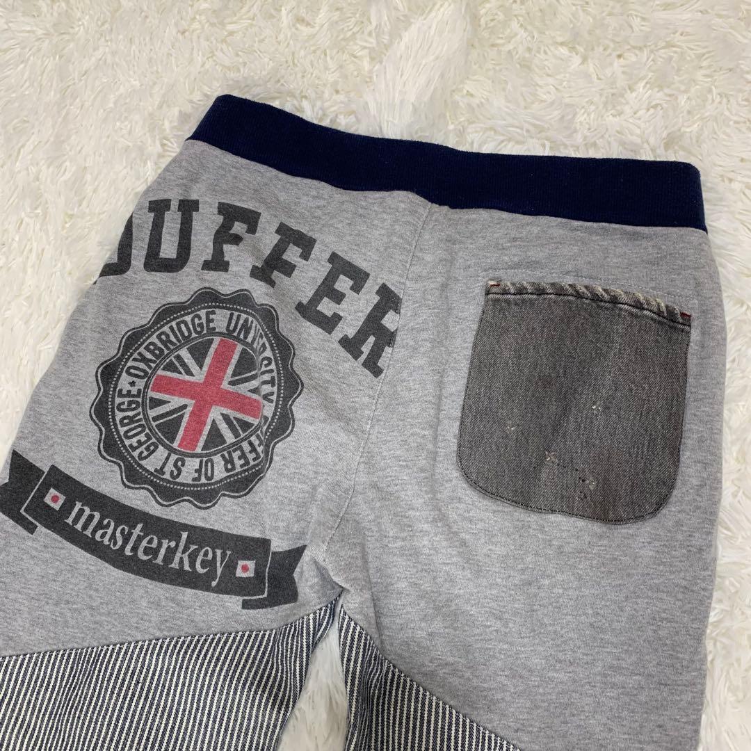 マスターキー　再構築　スウェットパンツ Lヒッコリー DUFFER