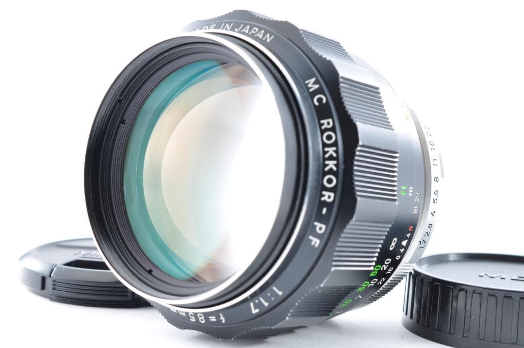 試写あり MINOLTA MC ROKKOR-PF 85mm f/1.8レンズ