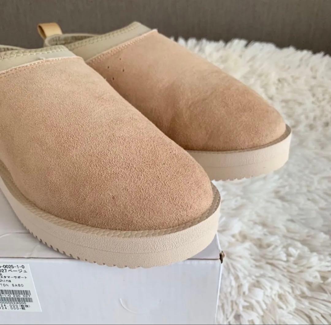 【新品】L'Appartement SUICOKE ベージュ サボサンダル