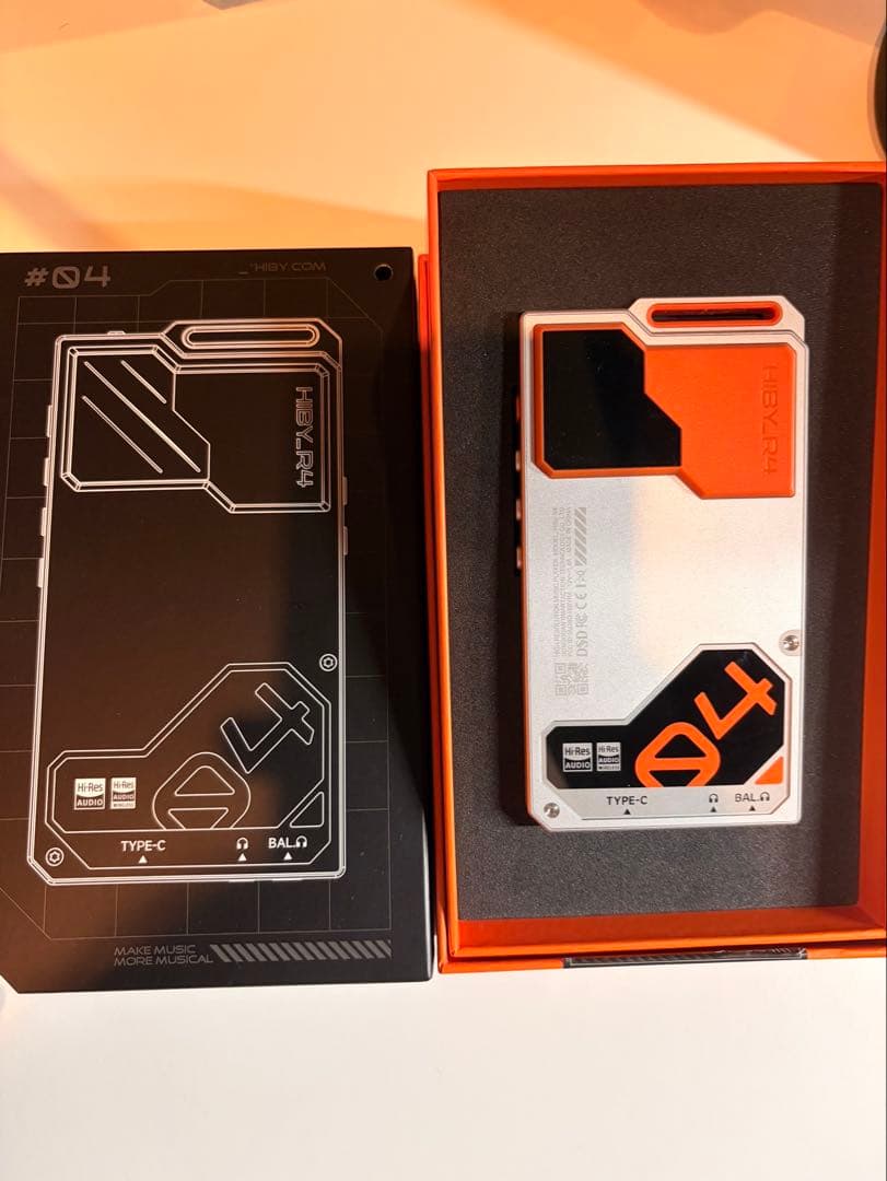 Hiby R4 DAP オレンジ