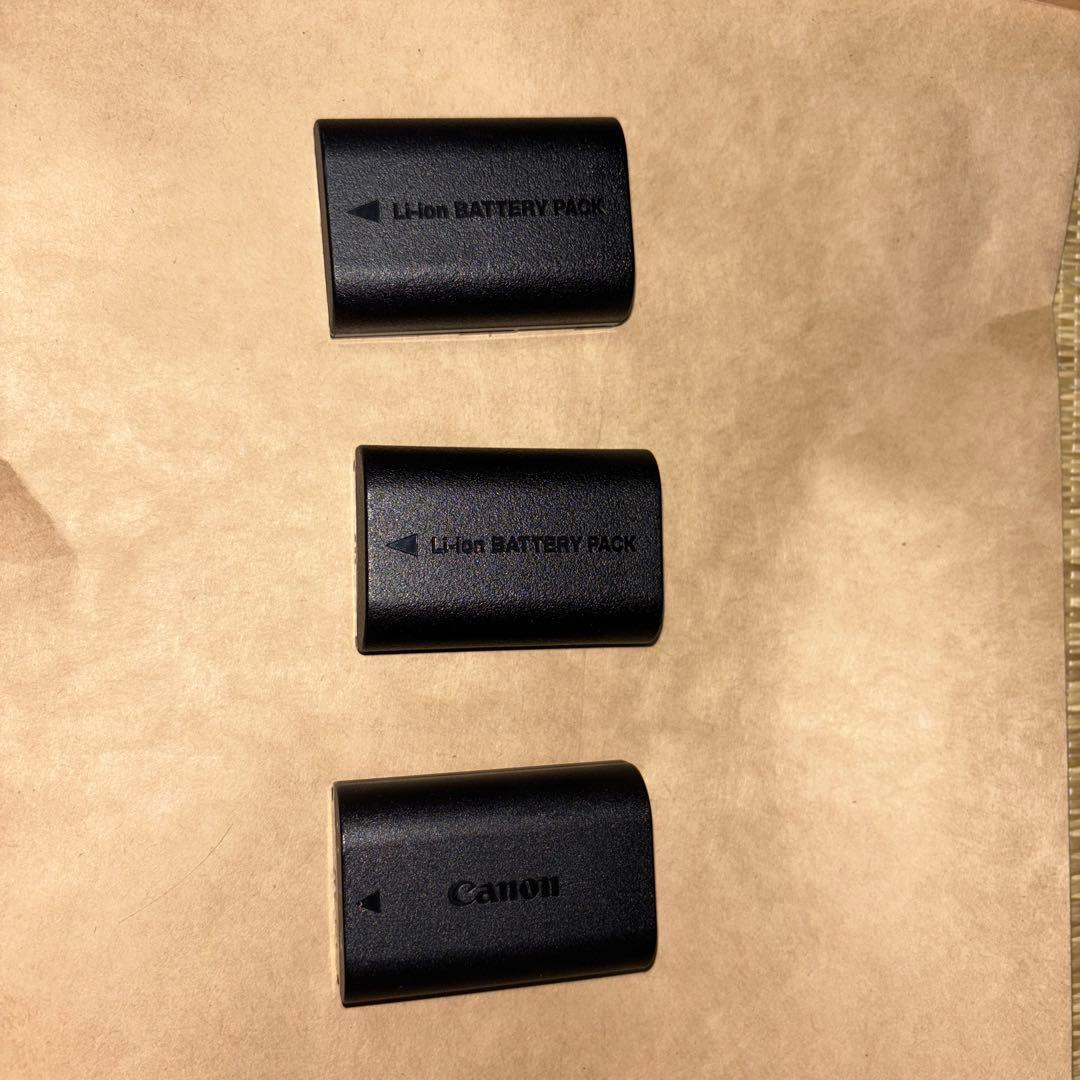 【10/11まで出品】Canon EOS Rミラーレスカメラ 本体バッテリー3個