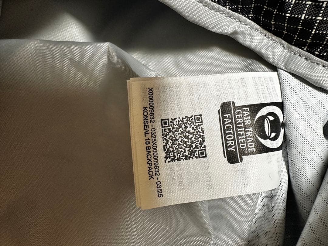 ARC'TERYX KONSEAL 15 BACKPACK ブラック