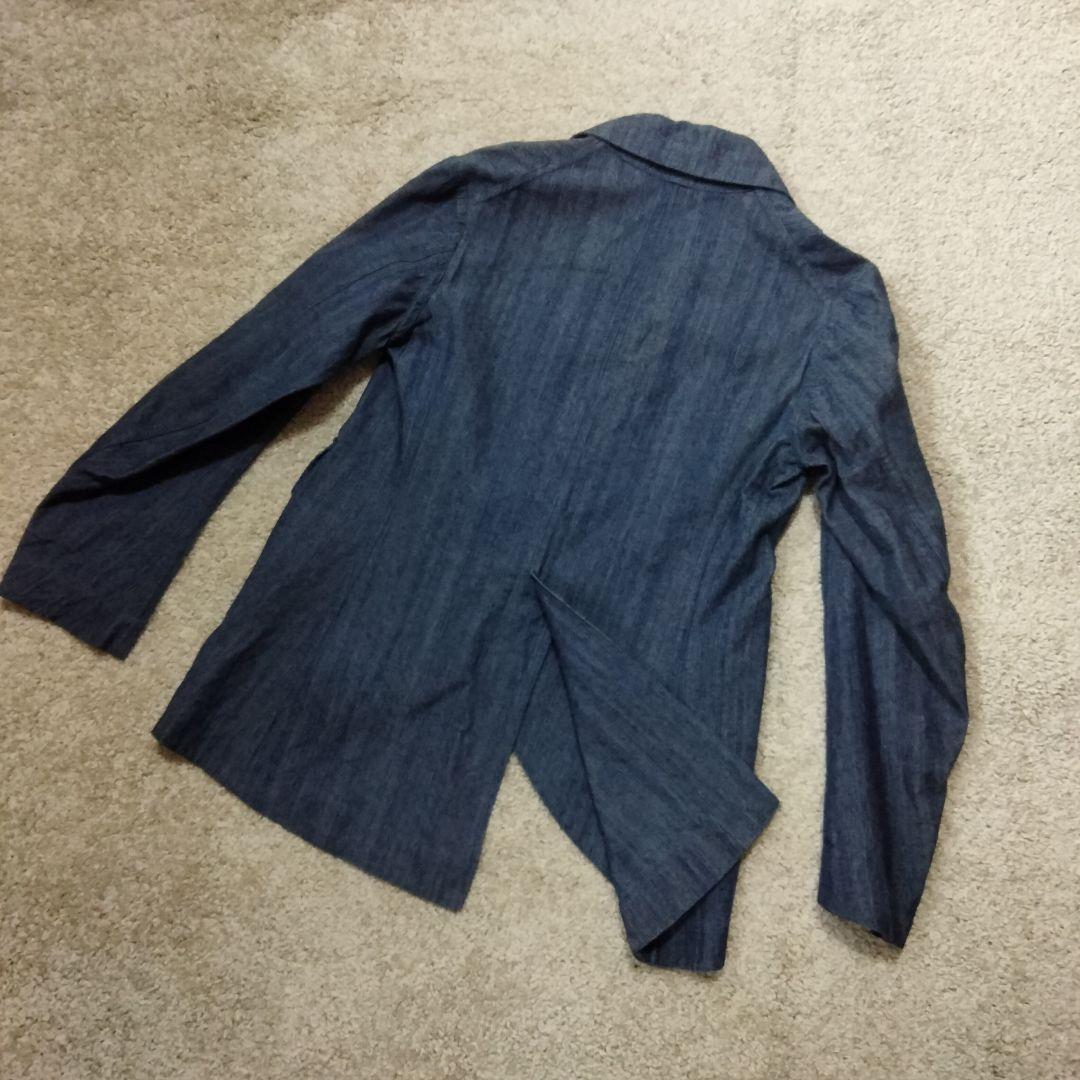 [美品】MARC LE BIHAN マルクルビアンデニム地テーラードジャケット1