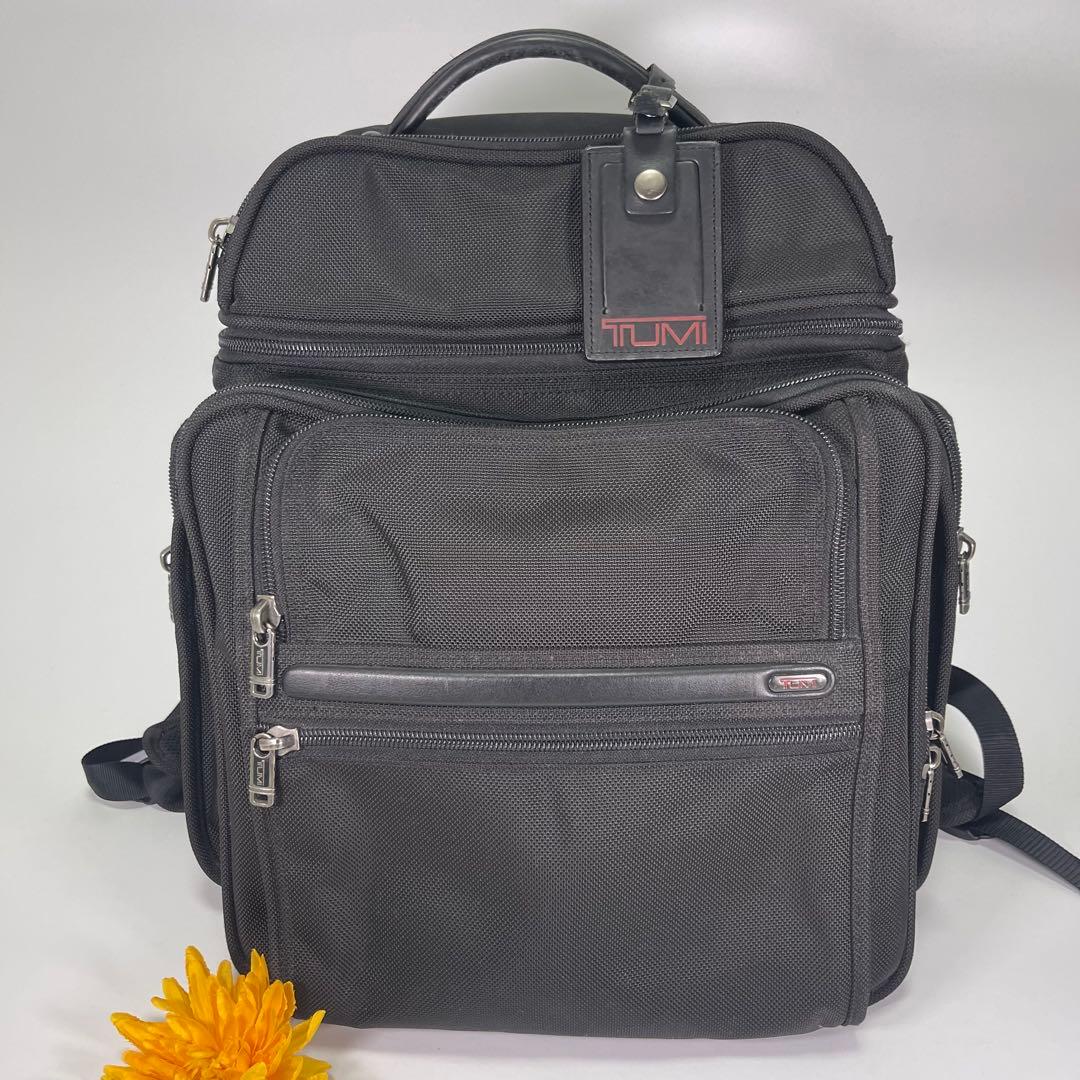 【美品✨】TUMI トゥミリュック・バックパック黒多機能26186D4 レア型