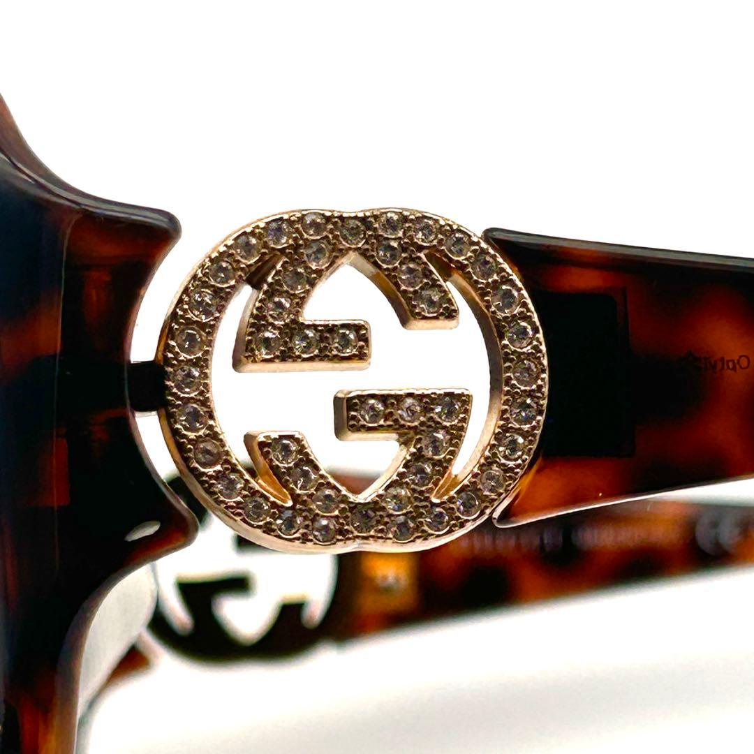極美品✨ GUCCI グッチ サングラス GGロゴ ✨ラインストーン✨