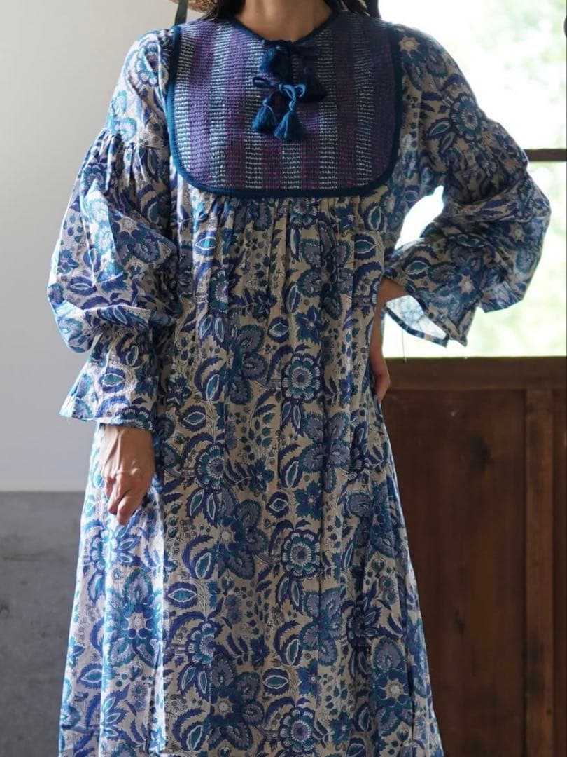 nioki ニウーキ カンタキルトワンピース　ロング丈