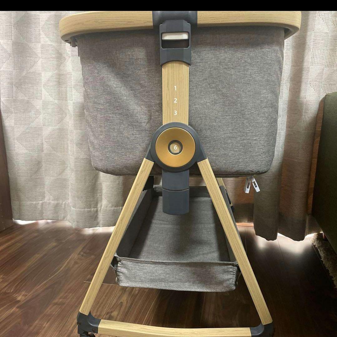 【目黒区直接引取可能】HZDMJ 2023年型ベビーベッド グレー