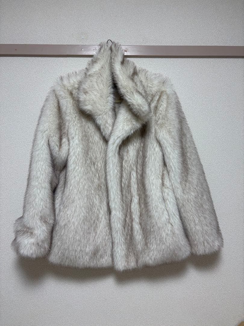 ジャケット・アウター SINOOON Heavy Mix Fur Jacket (Ivory)