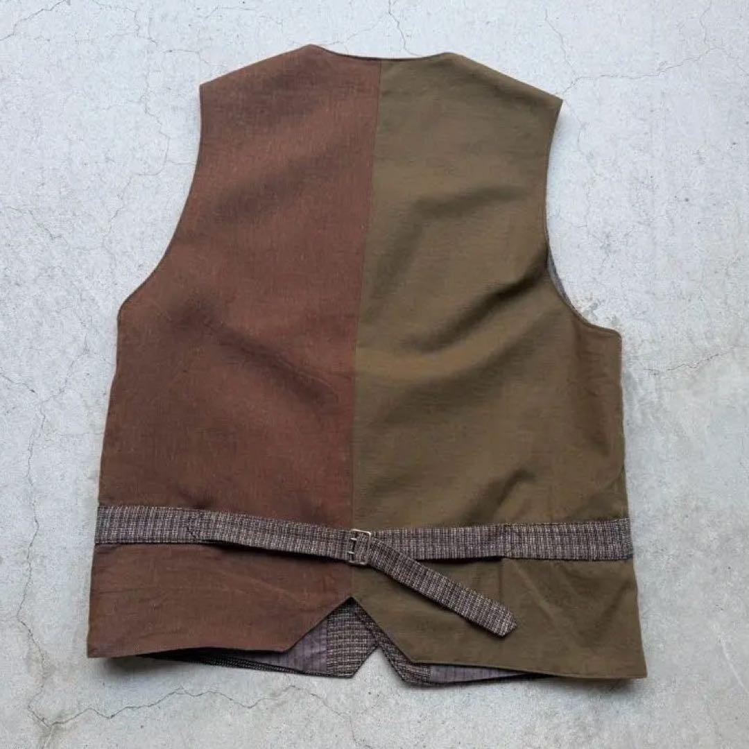 ドイツ製frank leder ヴィンテージファブリックEDITION ベストM