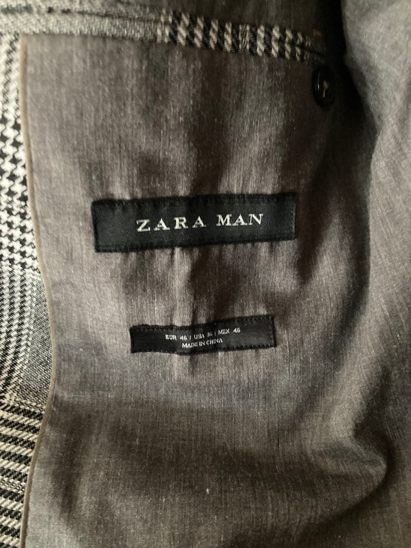 値下げ　ZARA ジャケット＆パンツスーツ　セットアップ　チェック　結婚式　入学