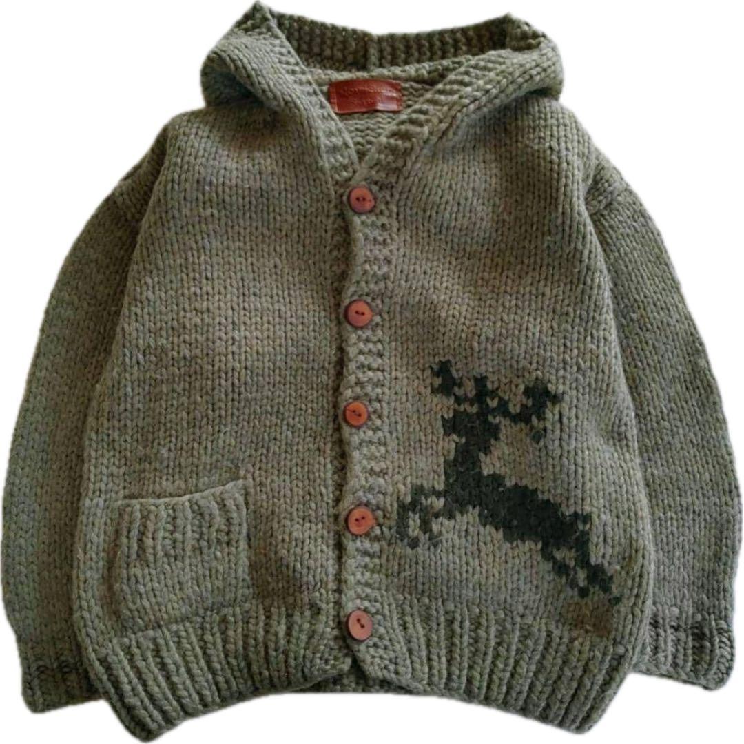 Cowichan shepherd カウチンニット フーディー