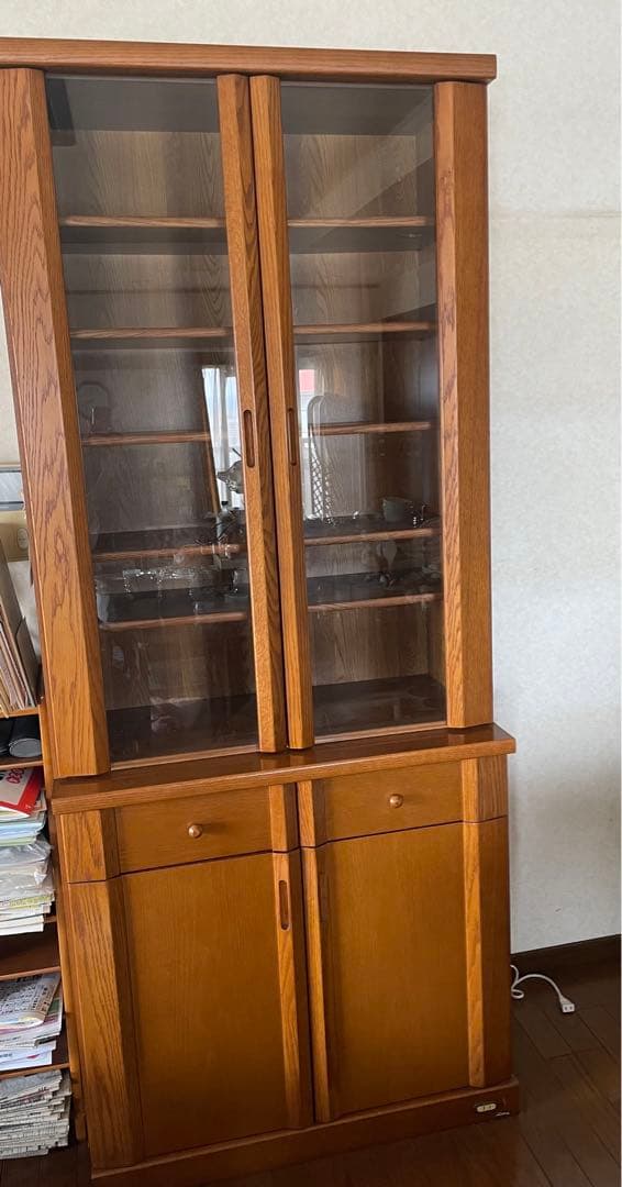 MORITA 水屋　食器棚　タンス　天然木　高級