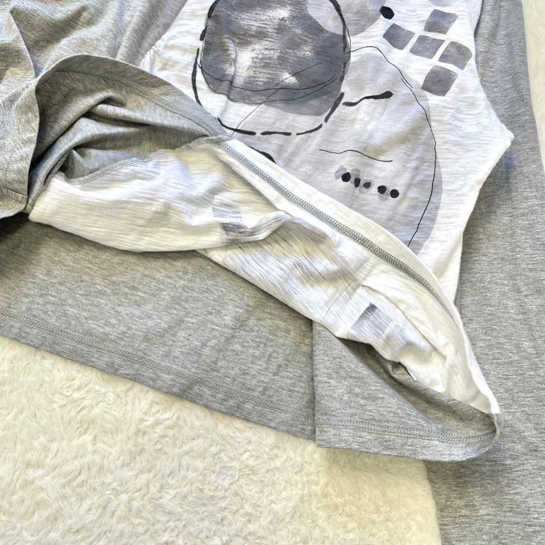 慈雨 Aラインカットソー 水彩画