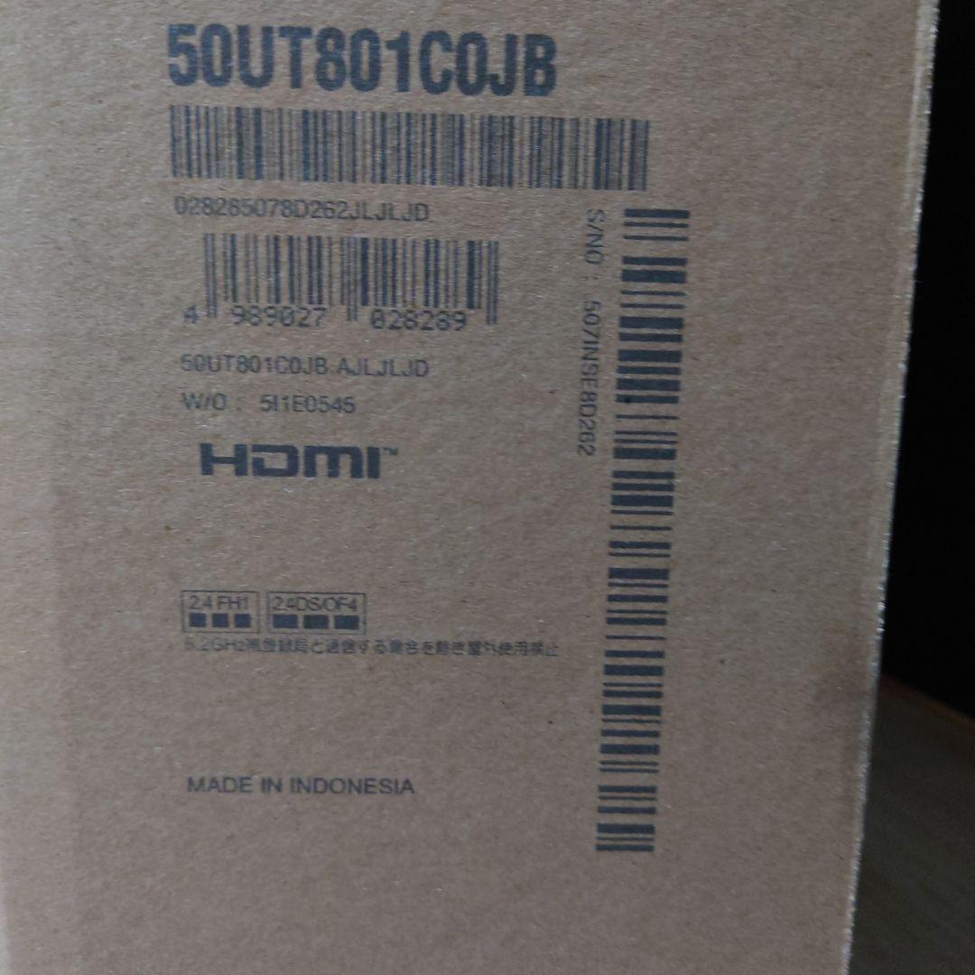 【taka】LG 50UT801C0JB 50インチ 4K UHD