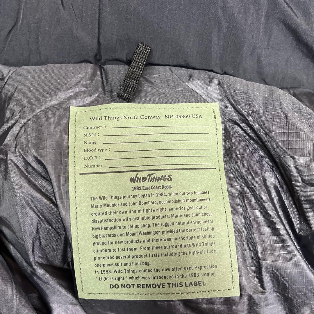 新品 ワイルドシングス ハッピージャケット　タイプ 黒XLハッピースーツ ダウン