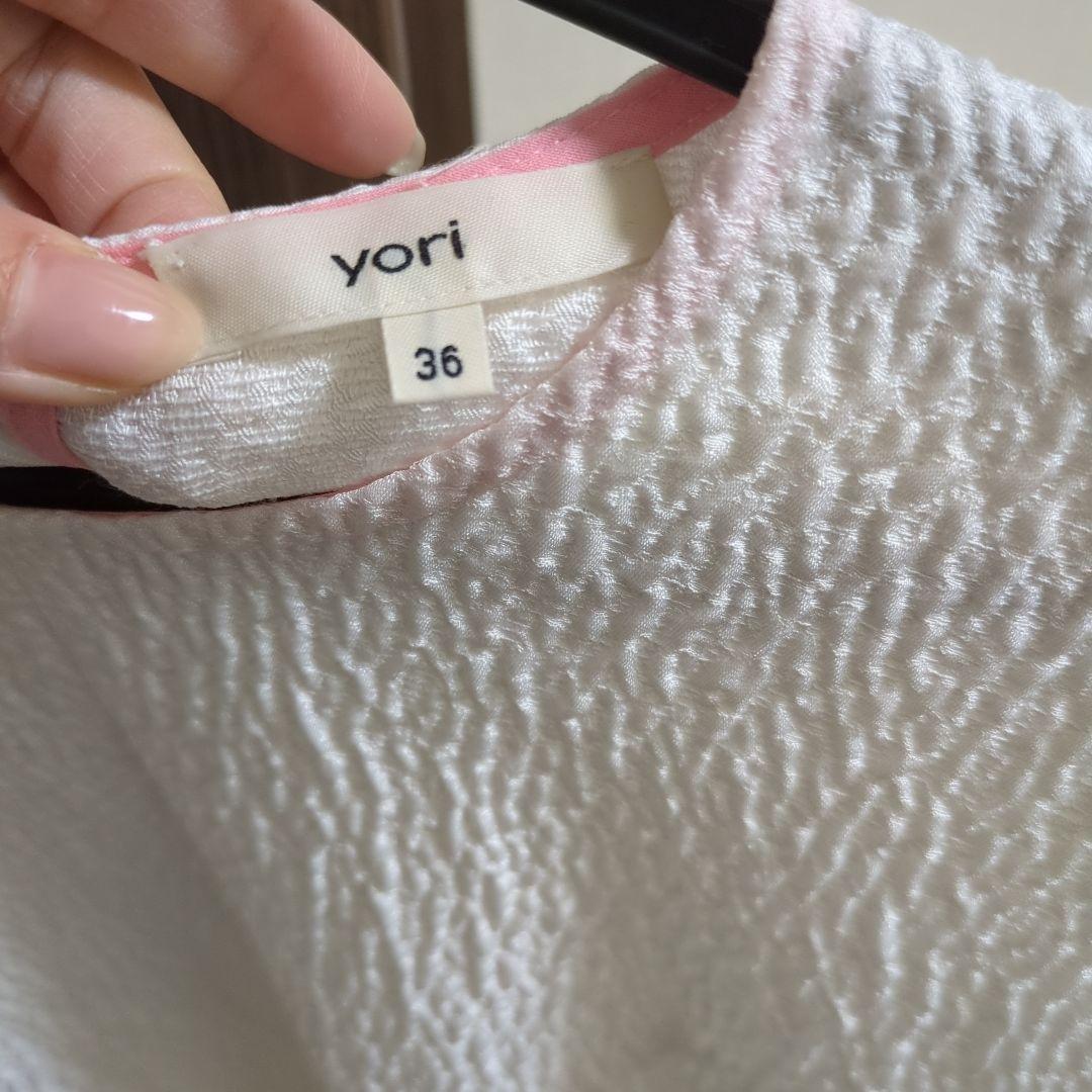 yori フクレヨークフレアブラウス 36サイズ