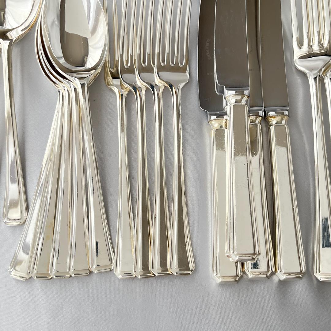 【英国】 アールデコ ディナーセット 4名用30本組 A1プレート